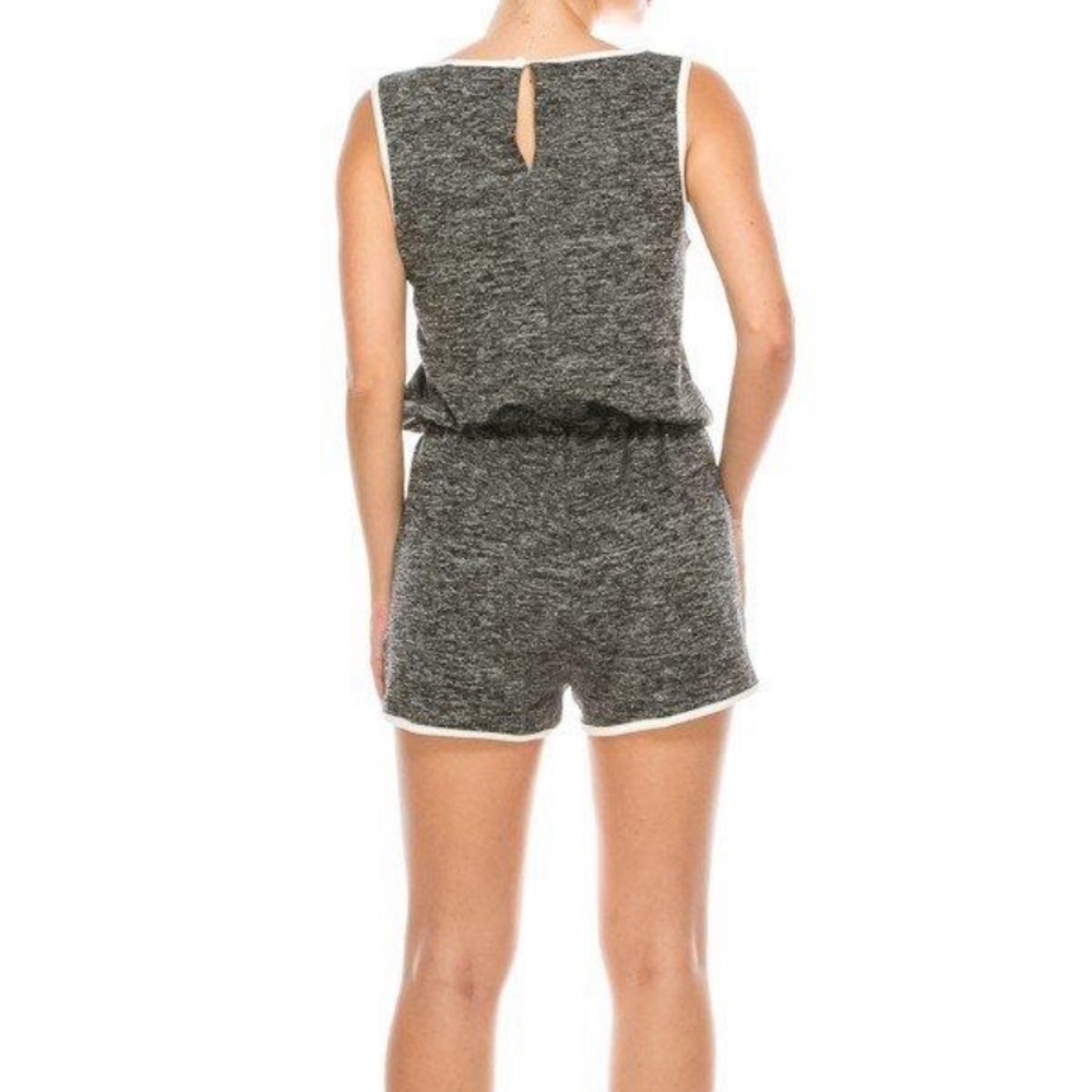 Tie Waist Tank Romper w/Pockets L/XL - Picture 3 of 7